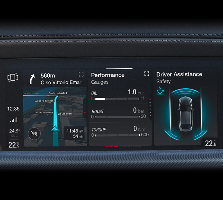 Alfa Romeo Giulia - Infotainment - Widget