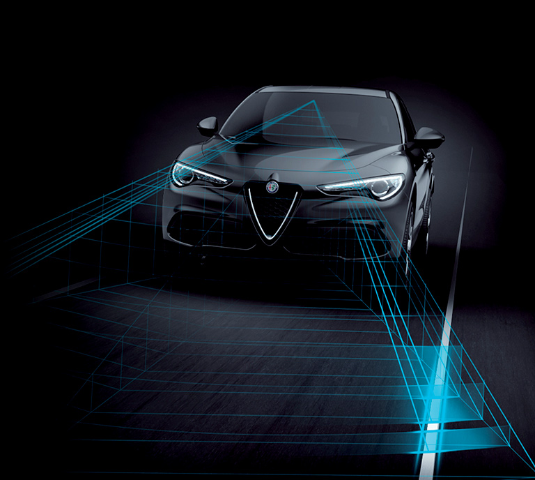 Alfa Romeo Stelvio - Sigurnost - Pomoć za održavanje trake