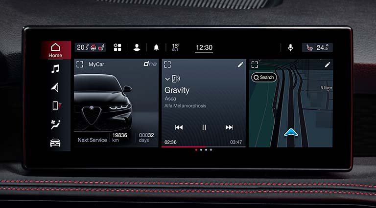 Alfa Romeo Tonale - Unutrašnji Popup Prikaz - Unutrašnji Infotainment